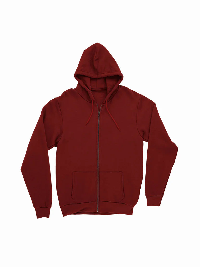 Red Zipper Hoodie